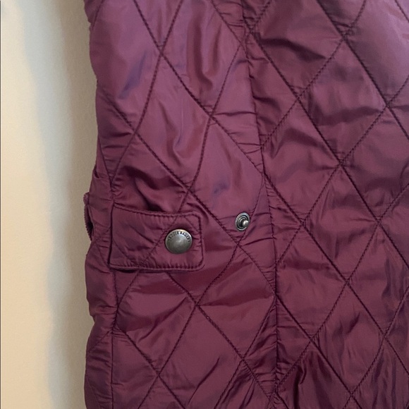 Eddie Bauer Quilted Ladies Vest - Burgundy Size L - Picture 9 of 9